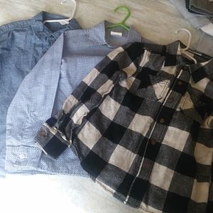 🎇3 button-down long sleeve shirt